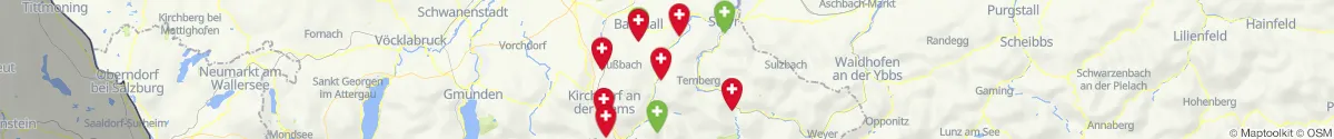 Map view for Pharmacies emergency services nearby Molln (Kirchdorf, Oberösterreich)